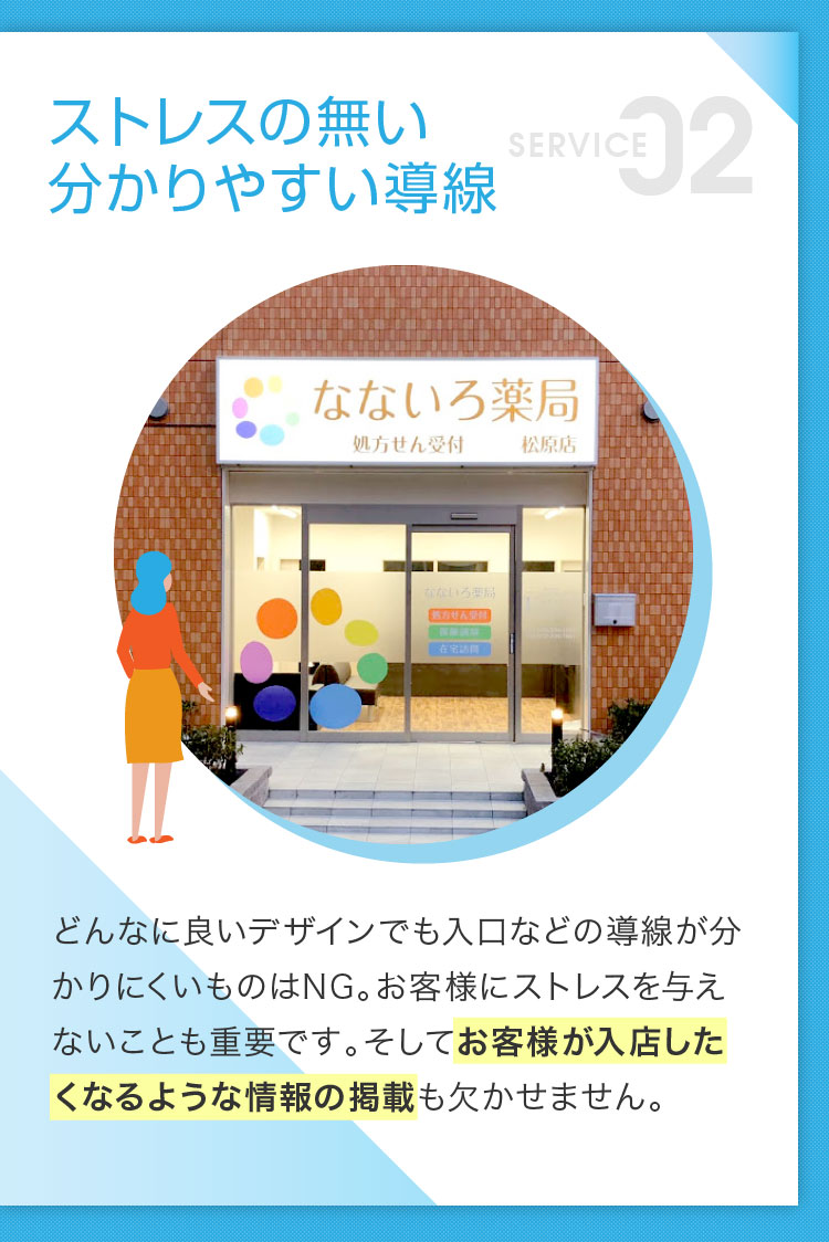 02.ストレスの無い分かりやすい導線